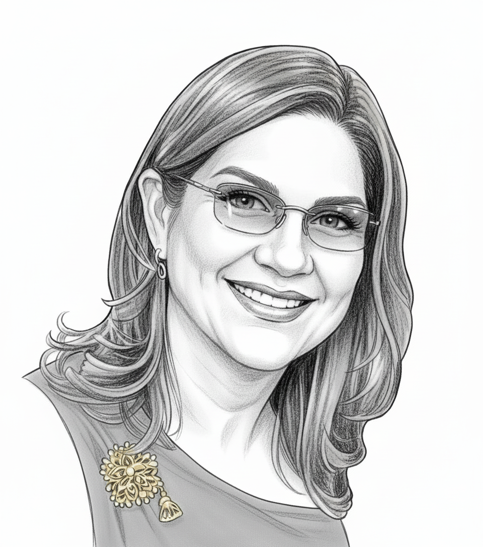 Retrato del Profa. Virgen Serrano